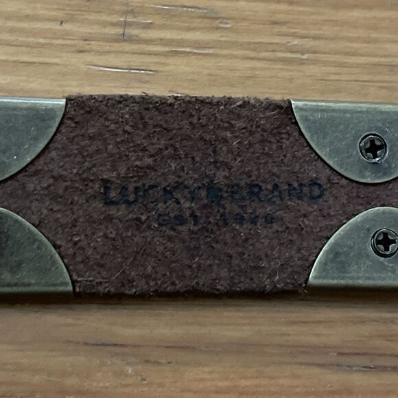 Lucky Brand Brown Leather Belt Large 1\
